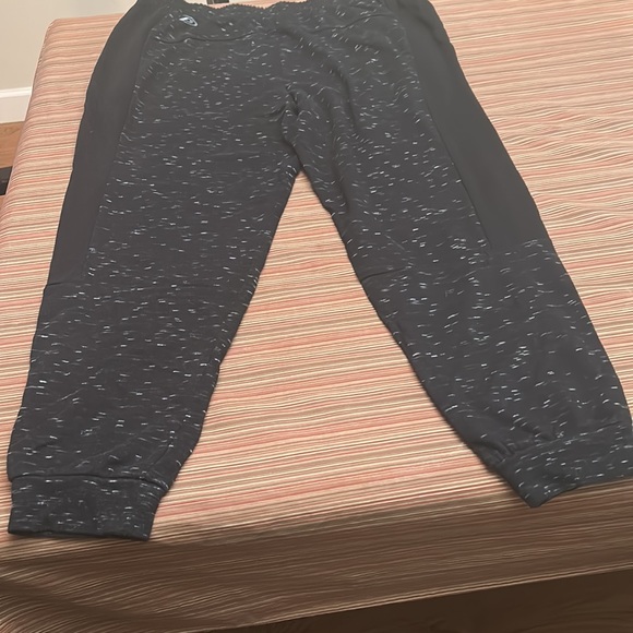 Pro Player men’s joggers, black/white specks, size XL - Picture 2 of 3